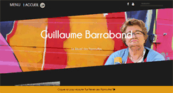 Desktop Screenshot of guillaumebarraband.com