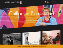 Tablet Screenshot of guillaumebarraband.com